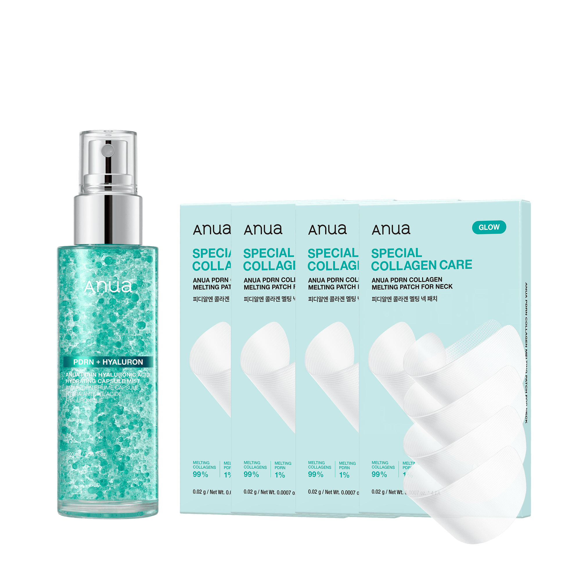 PDRN Collagen Wrinkle Intensive Smoothing Set for Neck