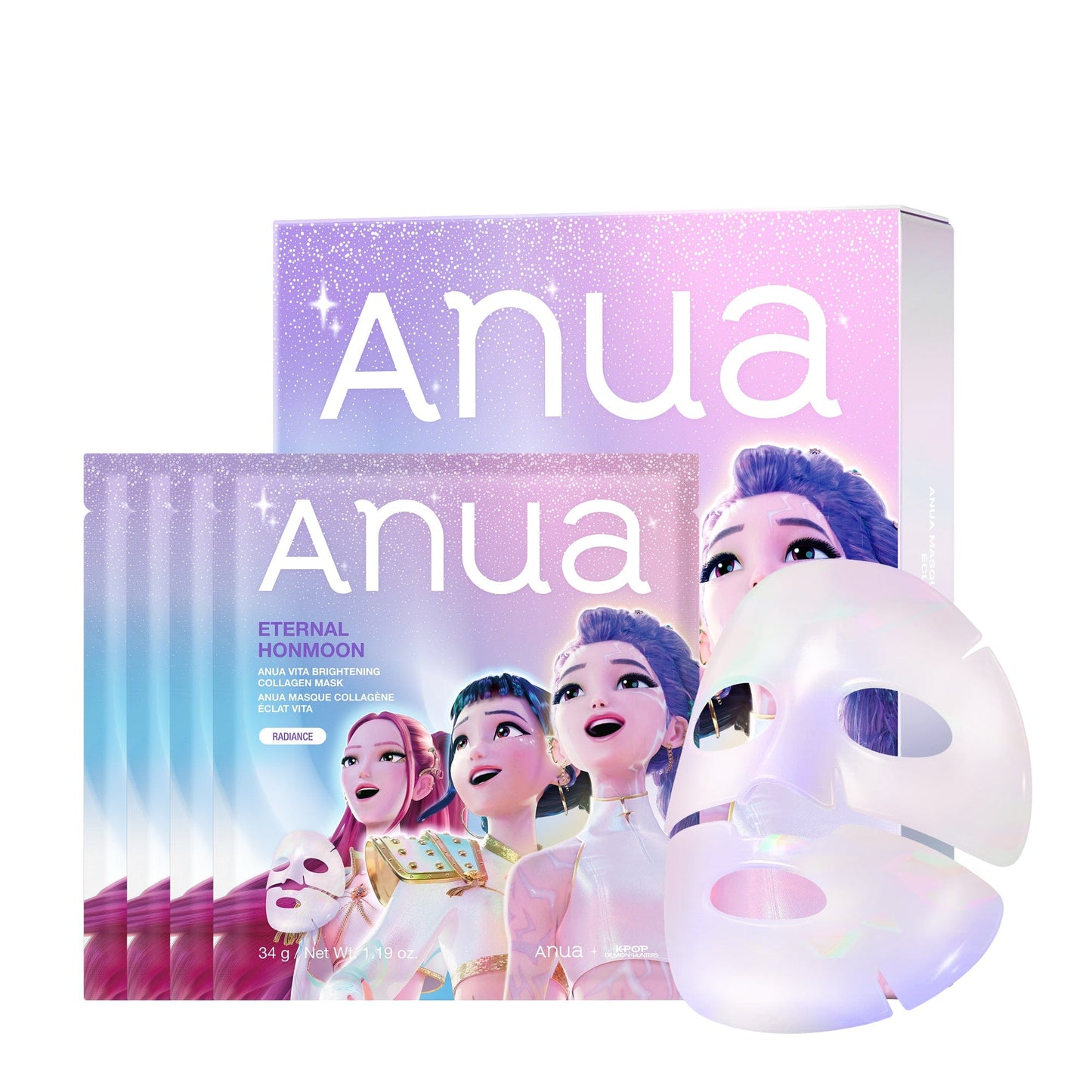 Eternal Honmoon Vita Brightening Collagen Mask 4ea