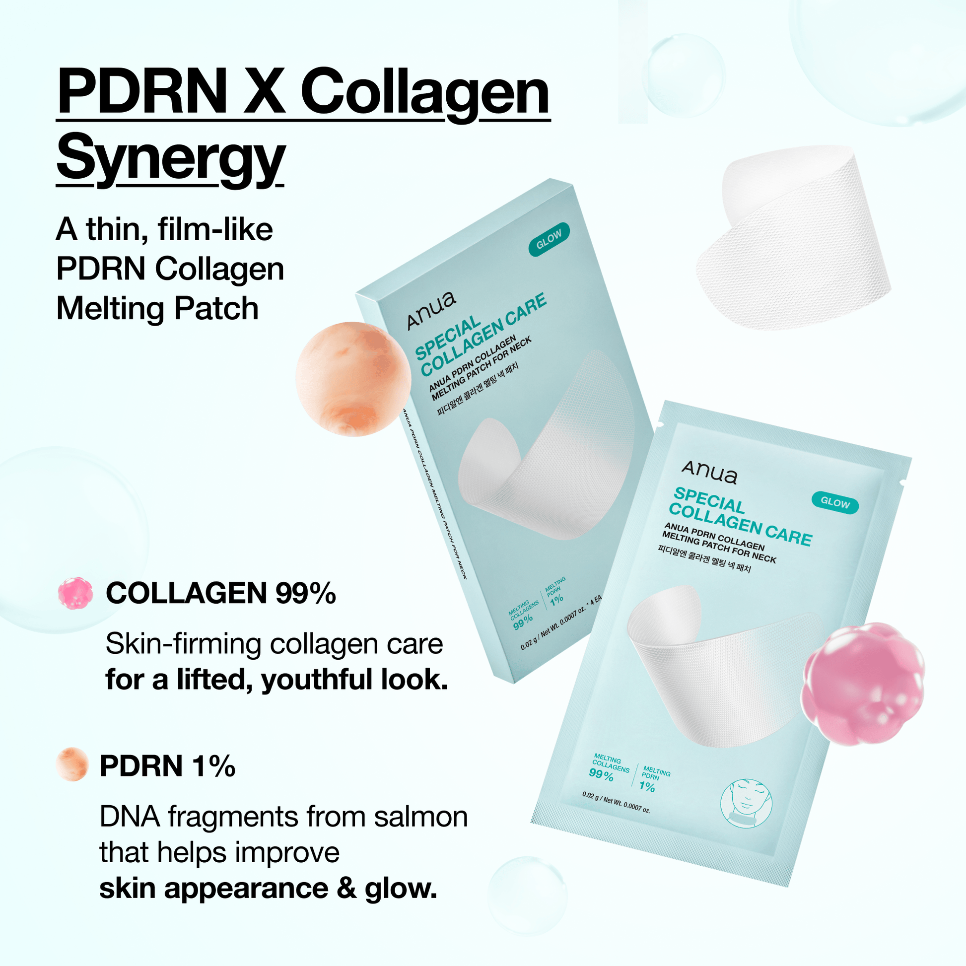 PDRN Collagen Wrinkle Intensive Smoothing Set for Neck